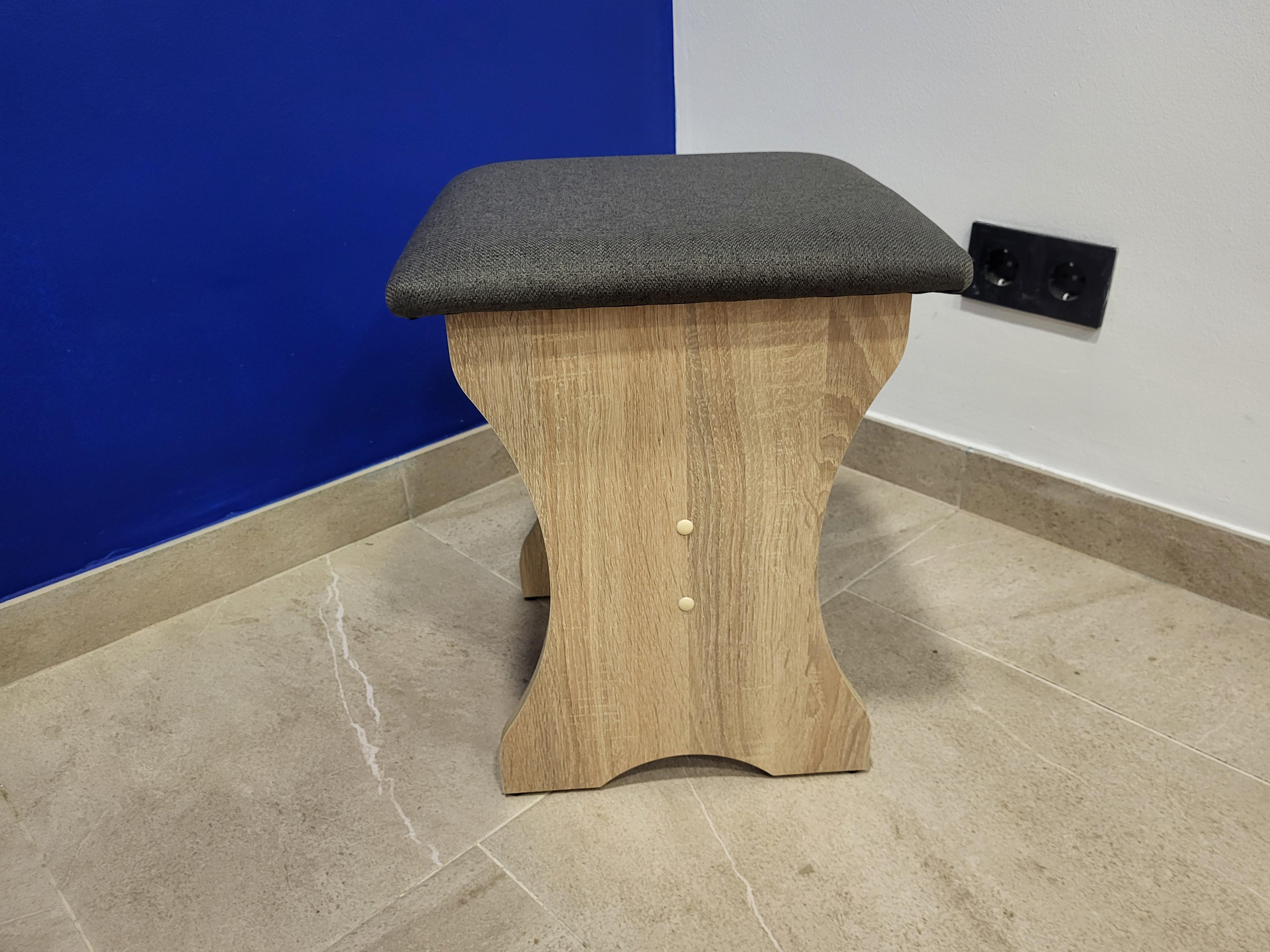 Табурет Сімейний 35х35х44 см Дуб Сонома/Мальмо (T-DS-M)