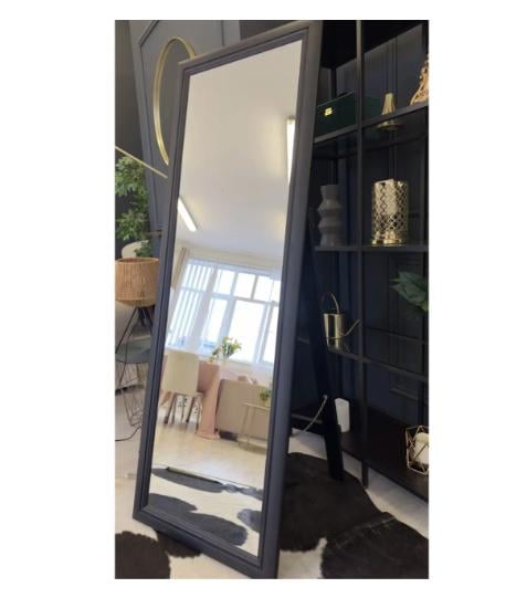 Зеркало напольное в полный рост на подставке в классической раме 170х60 см Черный (29017890) Зеркало напольное в полный рост на подставке в классической раме 170х60 см Черный (29017890)