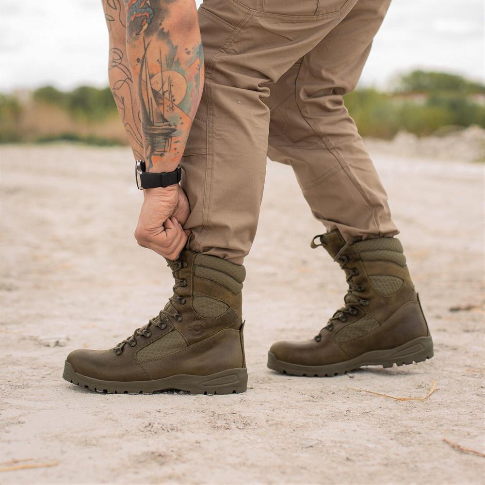 Берці туристичні Стимул Козак р. 44 демісезон/полегшені Оливковий - фото 8 Берці туристичні Стимул Козак р. 44 демісезон/полегшені Оливковий - фото 8