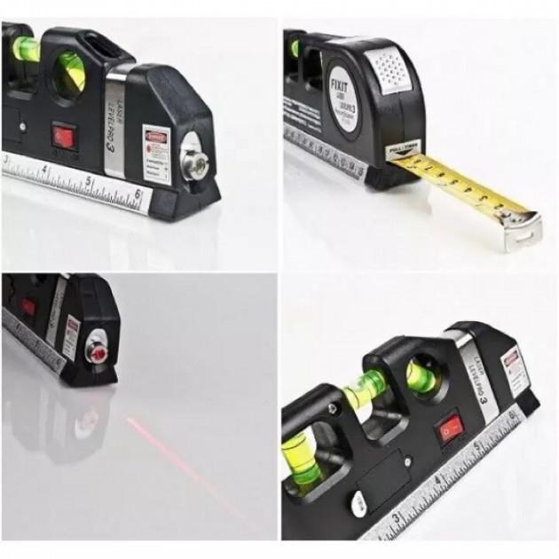 Уровень нивелир лазерный Fixit Laser Level PR0 3 с рулеткой - фото 6