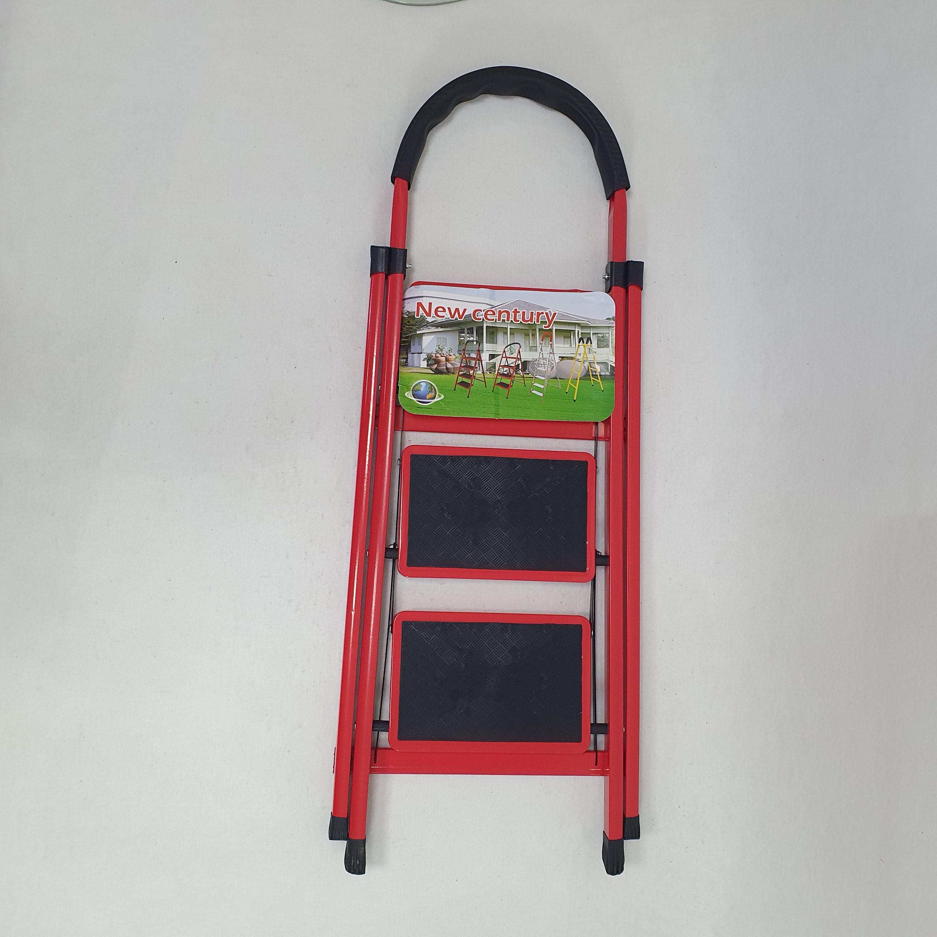 Лестниця на три сходинки LFSE-3S-Red металева з прогумованими ковриками - фото 5 Лестниця на три сходинки LFSE-3S-Red металева з прогумованими ковриками - фото 5