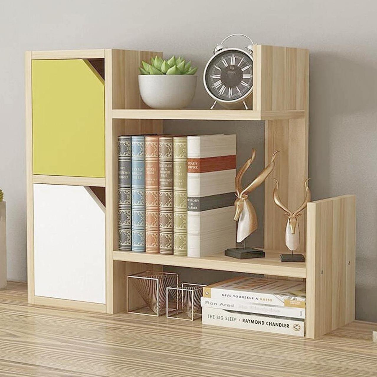 Полка-надстройка настольная из дерева Дивалет бланже (АКД-018201)