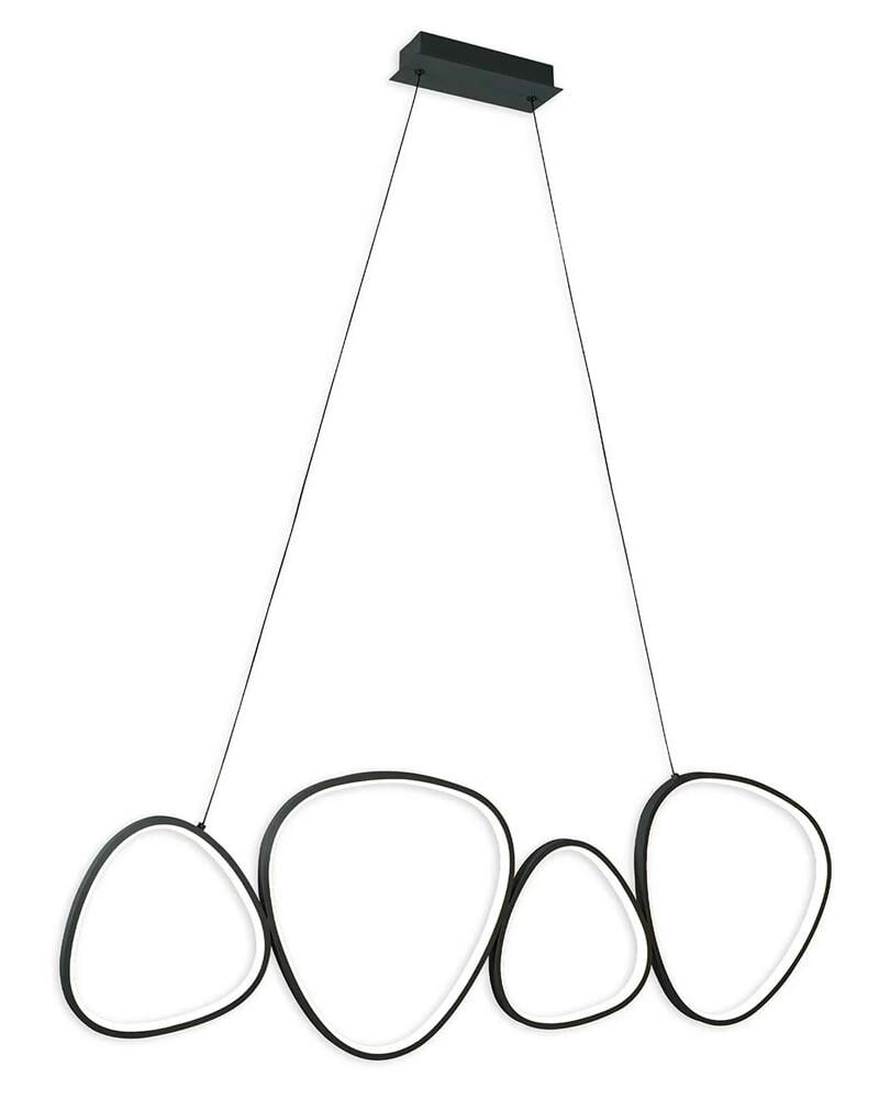 Люстра Goldlux 334046 Petra LED 1x48W 4000K 7400Lm IP20 Черный (G334046)