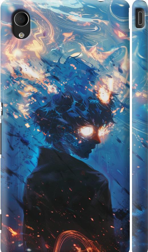 Чехол на Sony Xperia M4 Aqua E2312 Сатору Годжо (6129m-162-42517) Чехол на Sony Xperia M4 Aqua E2312 Сатору Годжо (6129m-162-42517)