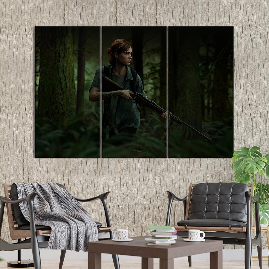 Настенний декор Протагонистка игры The Last of Us Элли 128x81 см (A236-3)