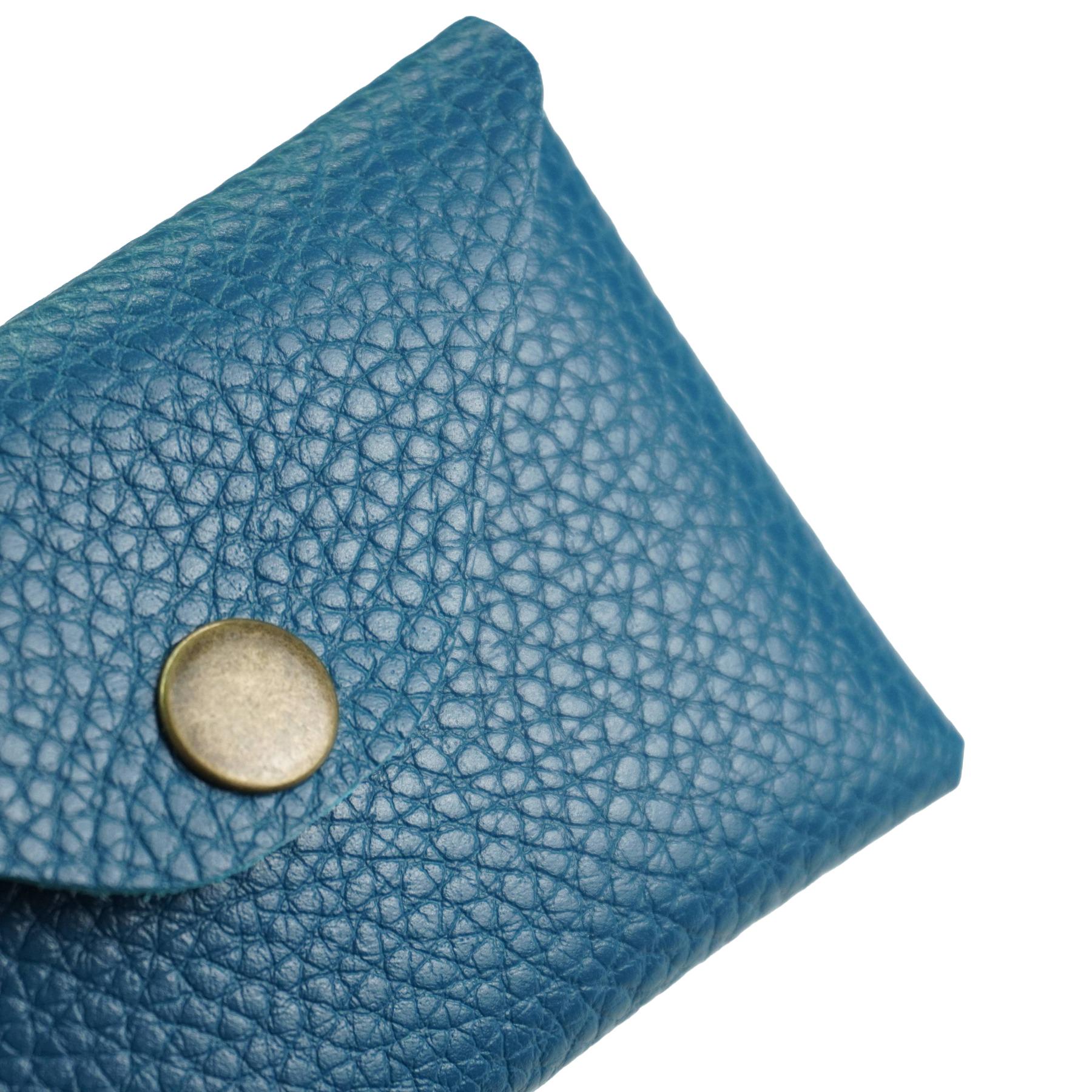 Гаманець шкіряний Флотар Mini-01 Синій - фото 4