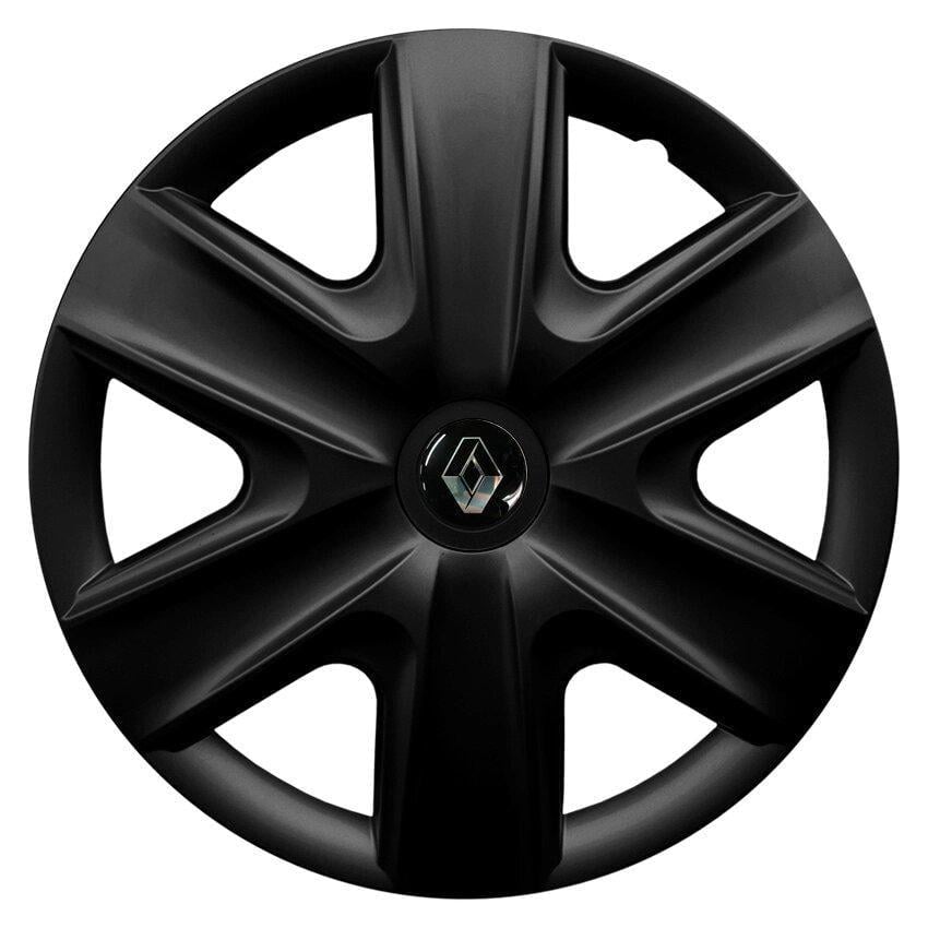 Комплект колпаков JAWOPLAST Hexan R15 для Renault 4 шт. Black (28434913)