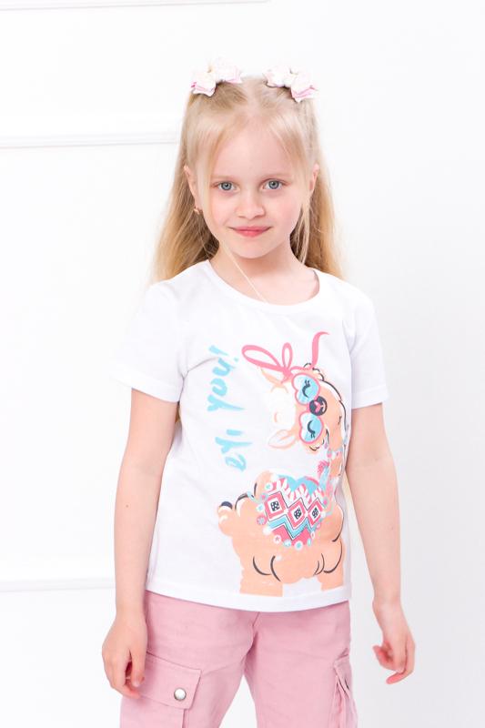 Футболка для девочки подростковая Носи свое 110 см Белый (6012-2-v13) Футболка для девочки подростковая Носи свое 110 см Белый (6012-2-v13)