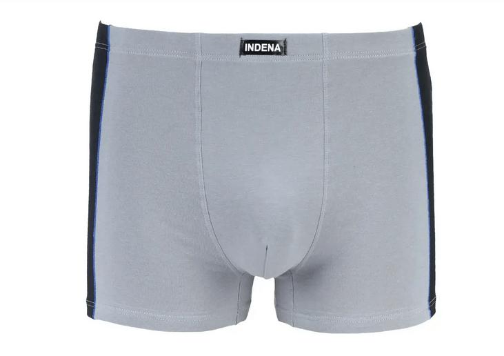 Мужские боксеры стрейчевые INDENA L р. 44-46 2 шт. Светло-серый (81077)