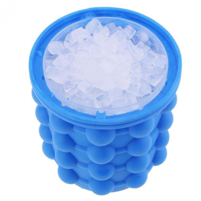 Форма для льоду силіконова Ice Cube Maker Genie Синій - фото 7 Форма для льоду силіконова Ice Cube Maker Genie Синій - фото 7