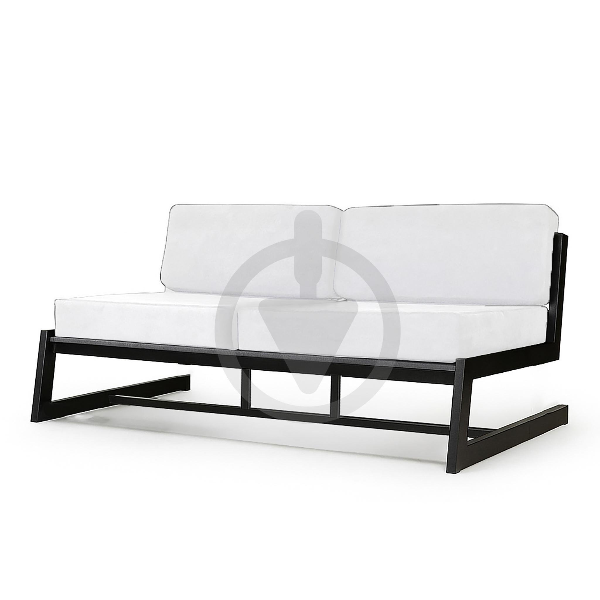 Диван металлический AVVS Атлас лофт велюр 156 см Белый - фото 1 Диван металлический AVVS Атлас лофт велюр 156 см Белый - фото 1