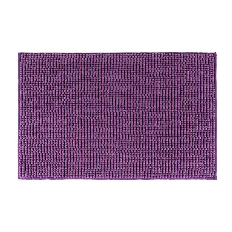 Коврик для ванны и душа Bathlux мягкий длинный ворс нескользящий Фиолетовый