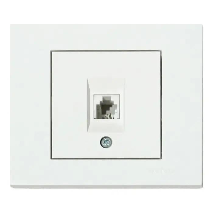 Розетка ТФ GRANO Белый (400-010300-221)