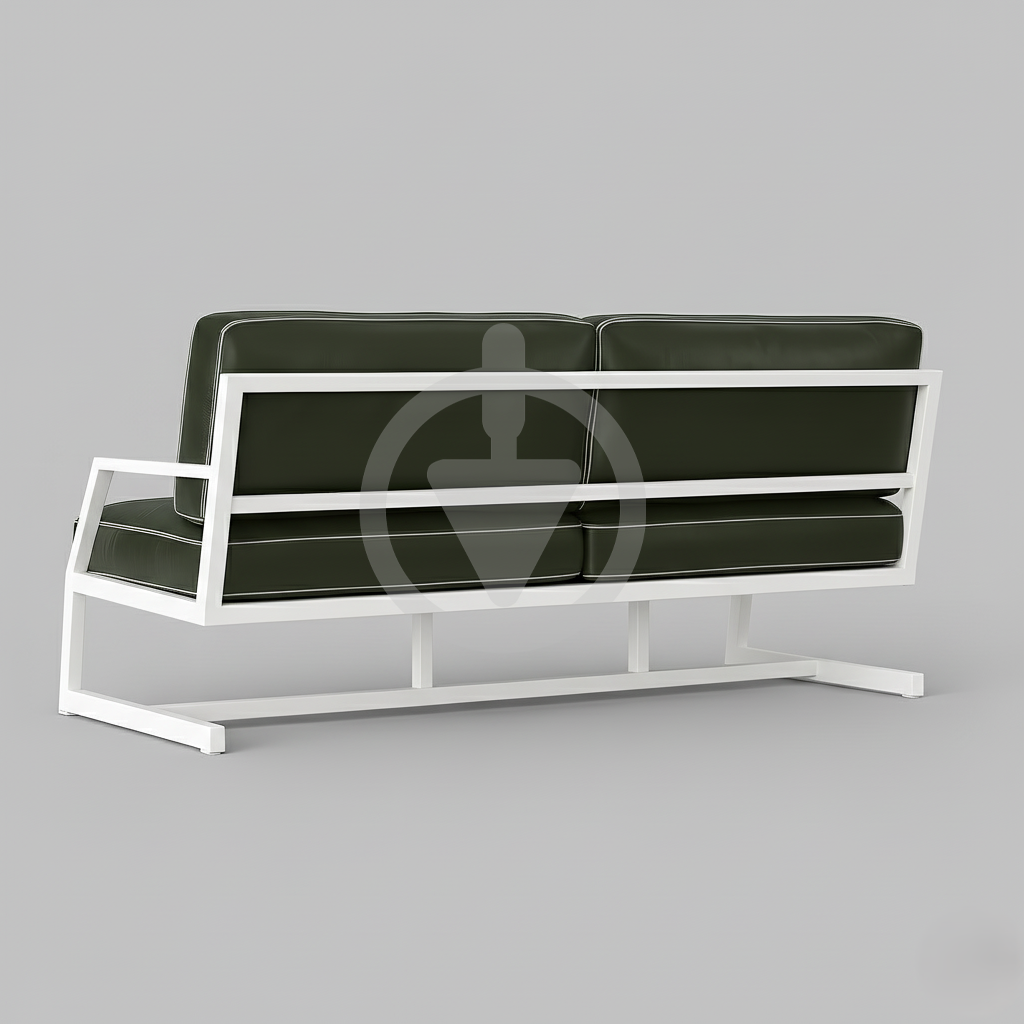 Диван металевий AVVS tech Атлас вуличний лофт екошкіра з підлокотниками 126 см Темно-зелений (30222758) - фото 3 Диван металевий AVVS tech Атлас вуличний лофт екошкіра з підлокотниками 126 см Темно-зелений (30222758) - фото 3