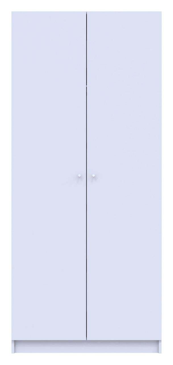 Шкаф распашной с полками Doros Промо 90х48х204 см Белый (DRS-011201)