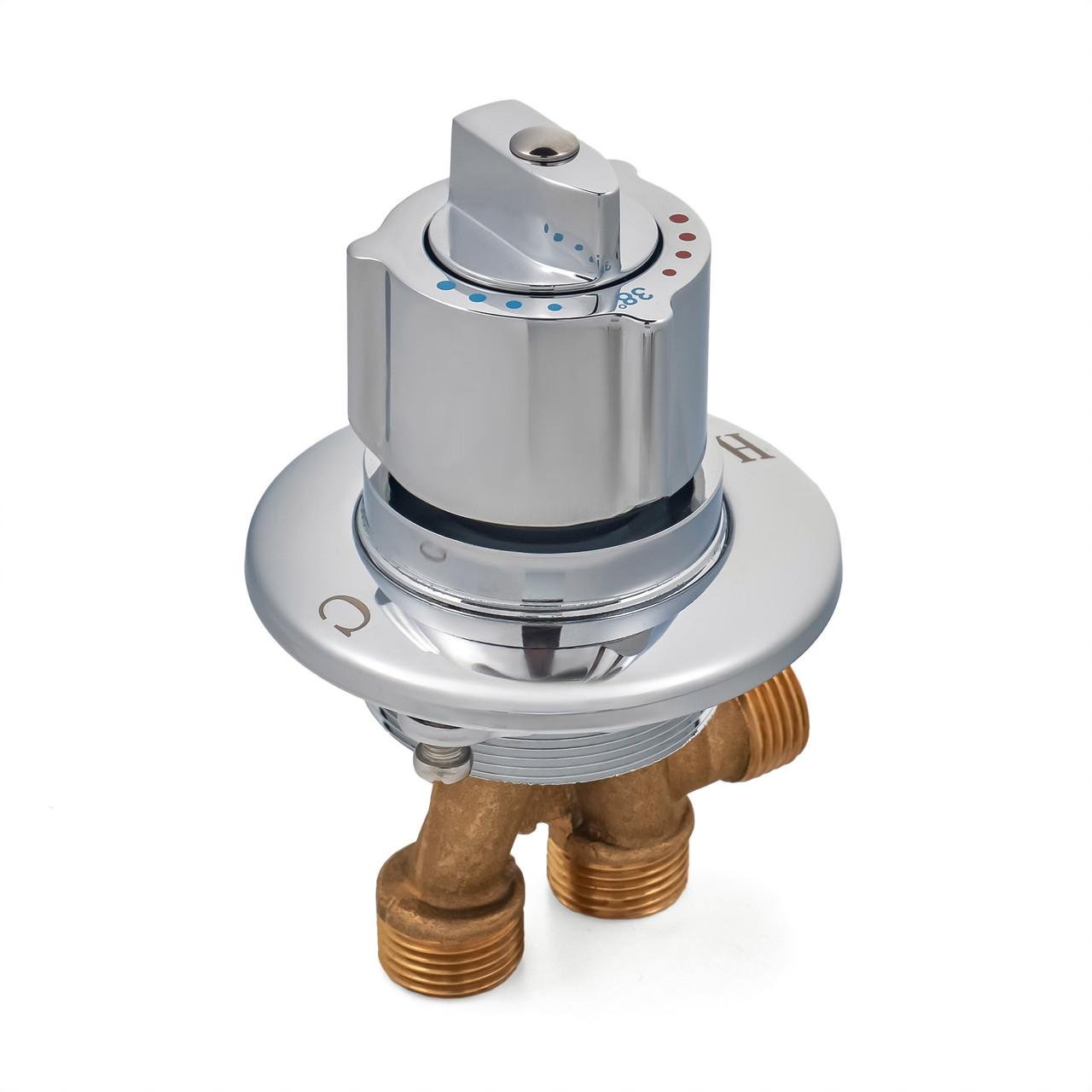 Смеситель для гидромассажной ванны/джакузи с термостатом TG-03 (26325488) - фото 2 Смеситель для гидромассажной ванны/джакузи с термостатом TG-03 (26325488) - фото 2