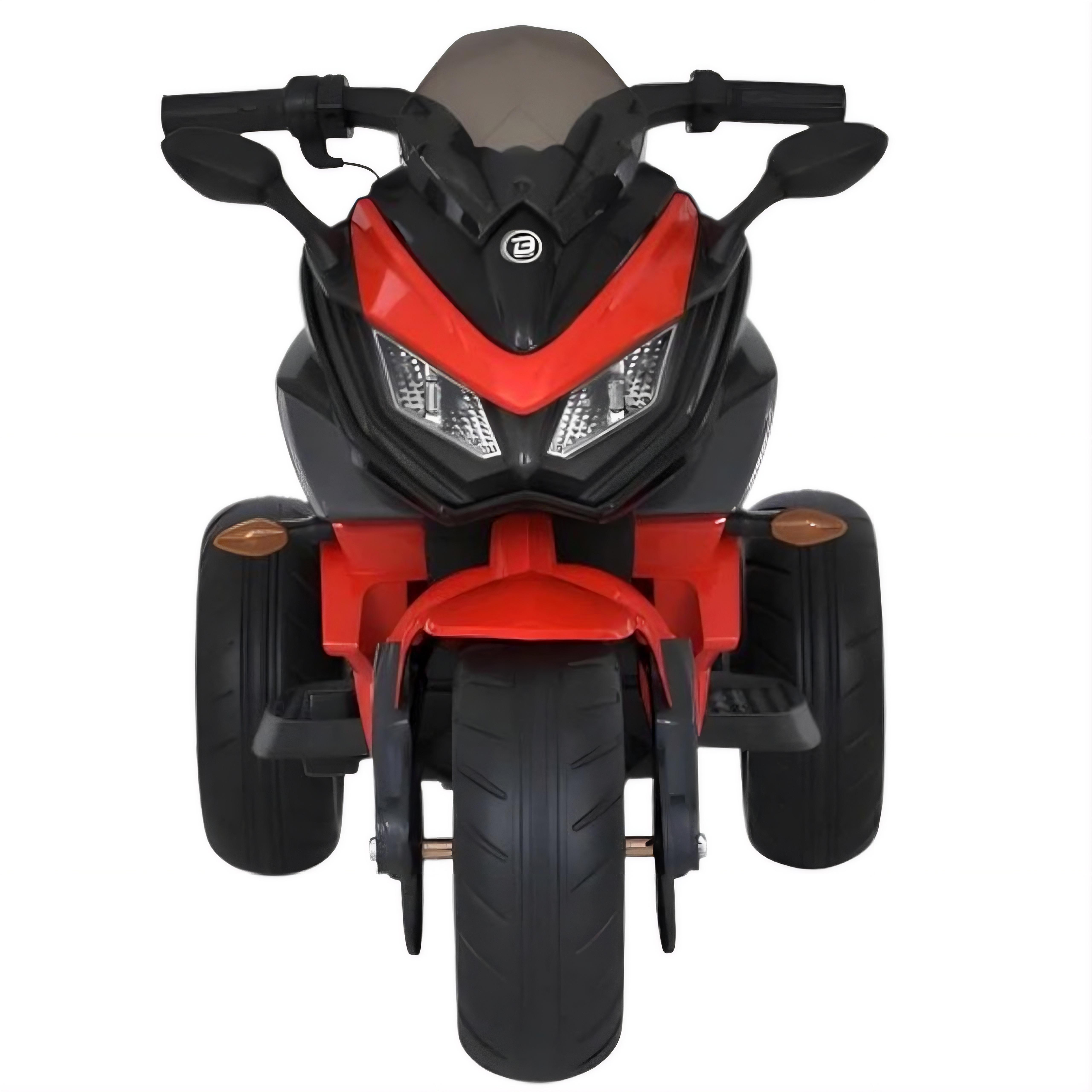 Детский мотоцикл на аккумуляторе M 4274ELR-3 12V 2 мотора EVA-колеса MP3 USB свет Красный