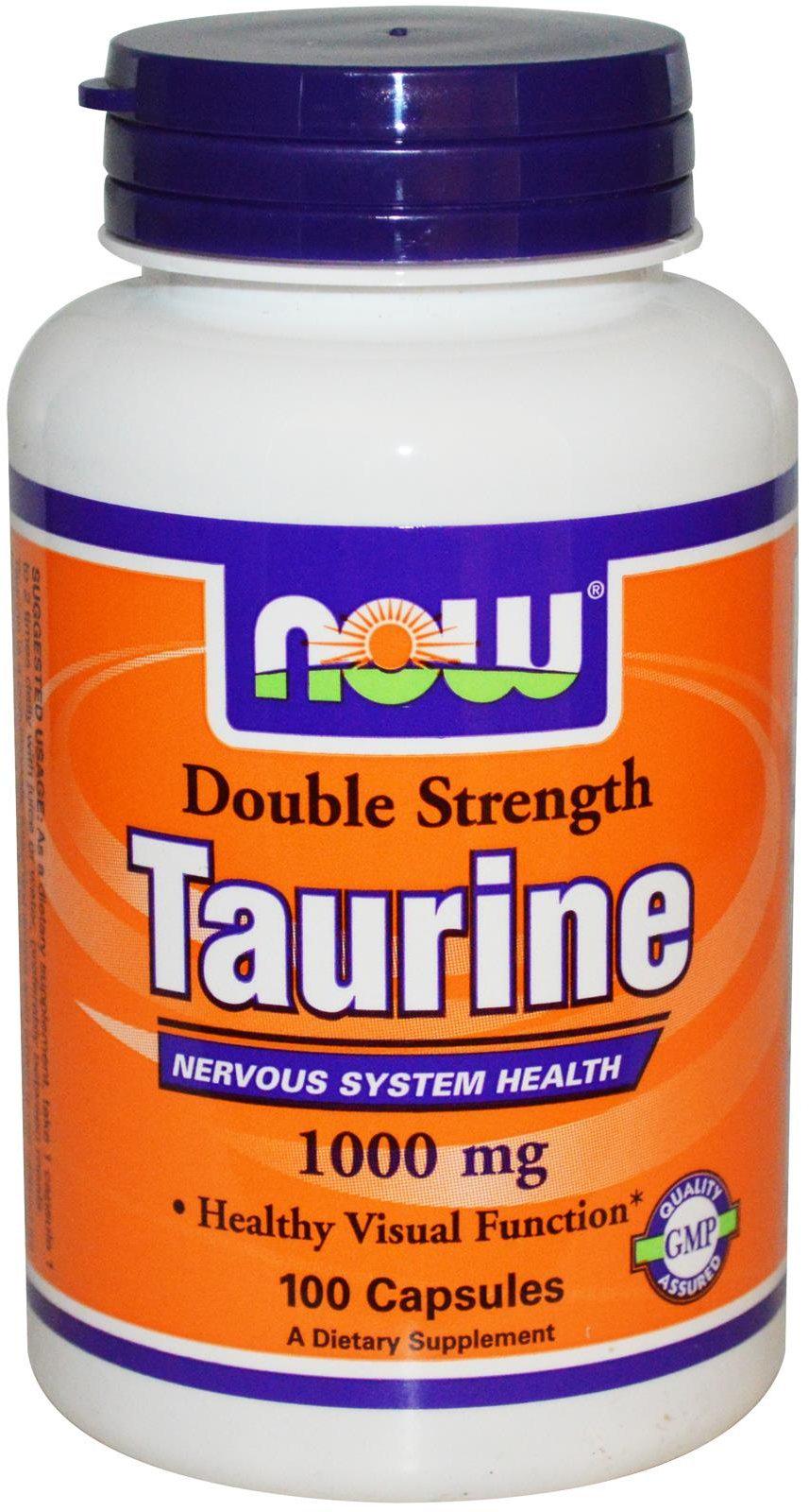 Таурин Now Taurine 1000 mg 100 caps