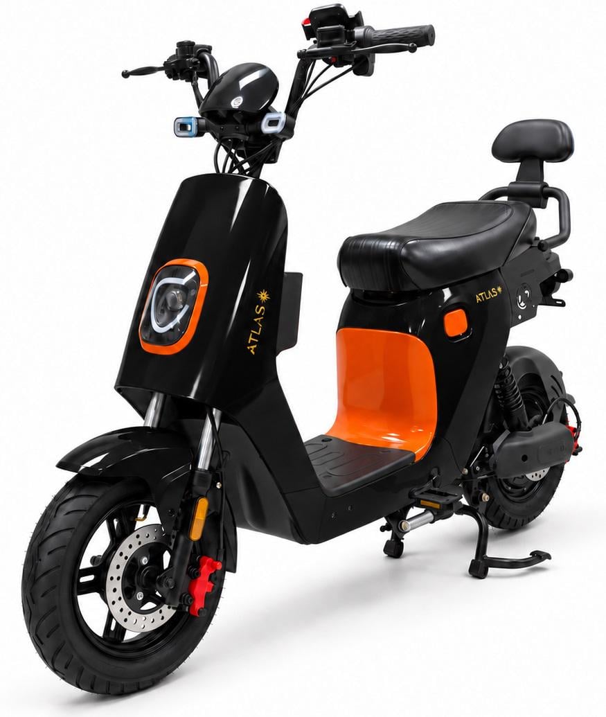 Электроскутер ATLAS Neon 1000W Black (4045)
