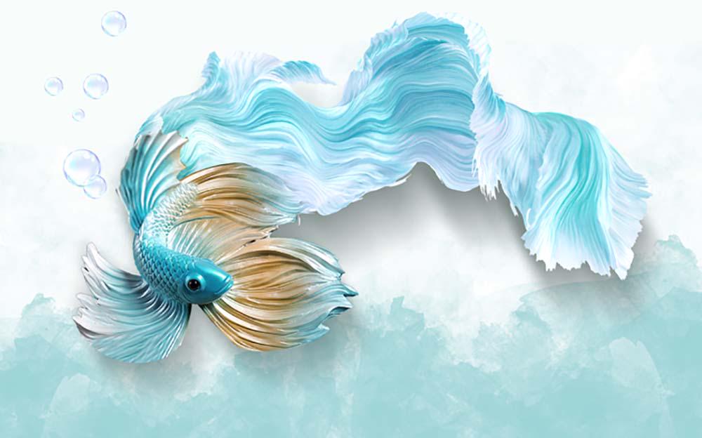 Фотообои Artside Золотая рыбка 2160320201396