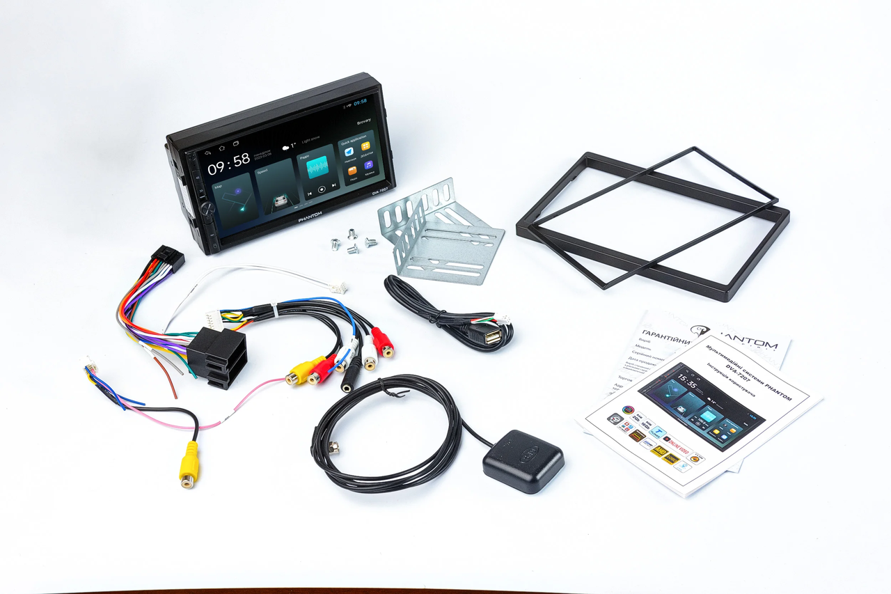 Автомагнитола Phantom 2DIN CarPlay/AndroidAuto DVA-7207 ANDROID 10 2/16Gb (4309) - фото 4