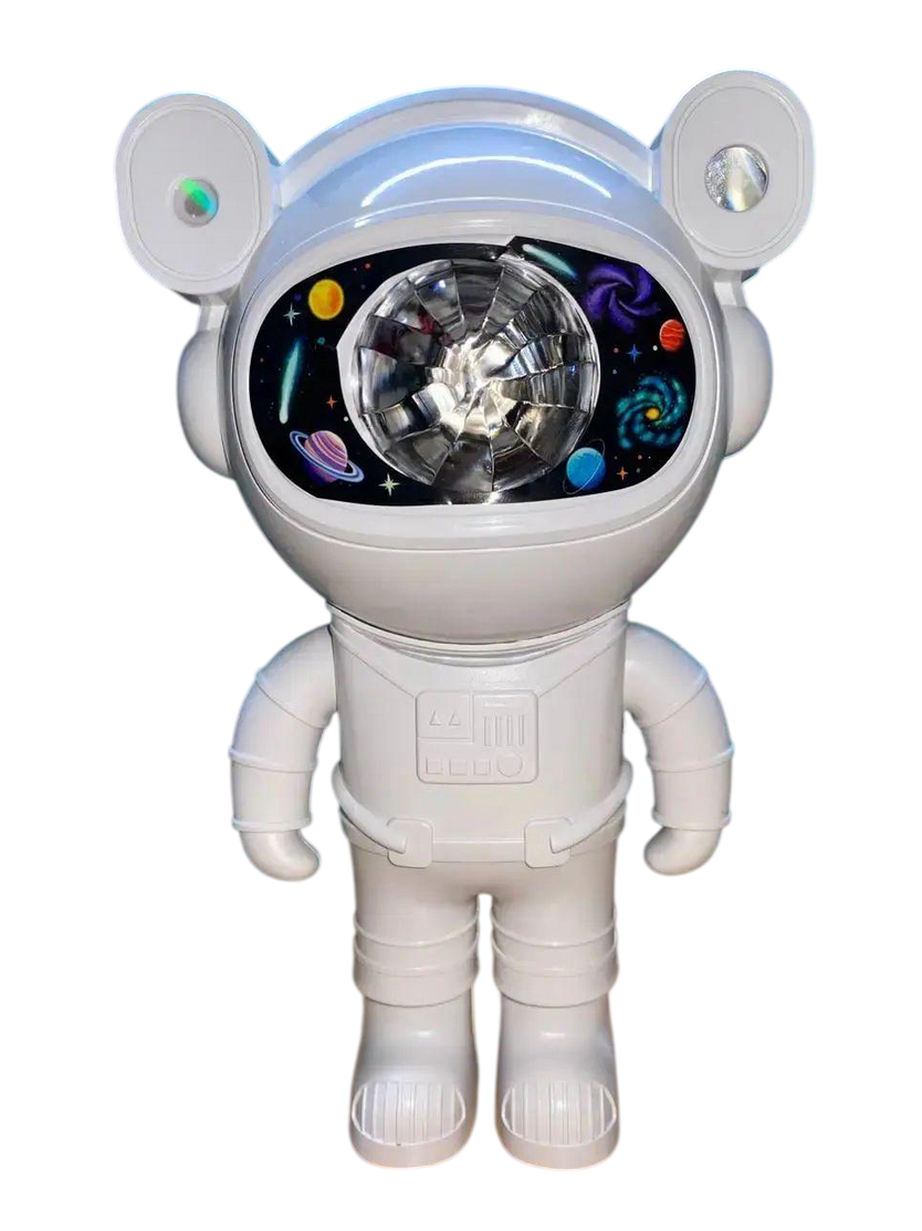 Проектор галактики лазерный Astronaut USB LED RGB пульт ДУ Белый (opt-15215) Проектор галактики лазерный Astronaut USB LED RGB пульт ДУ Белый (opt-15215)