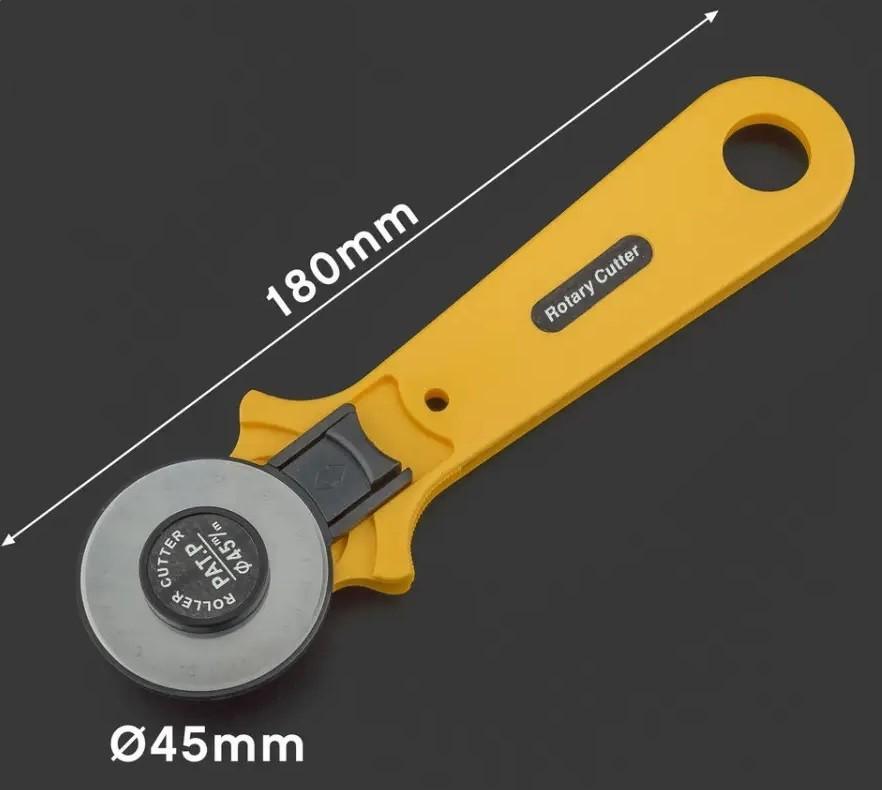 Нож раскройный дисковый ручной для штамповки Rotary cutter d 45 мм - фото 5