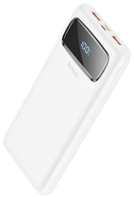 Повербанк Hoco Fast Way fully compatible J81 10000 mAh 2USB/1Type-C 22,5 W 5A QC/PD White