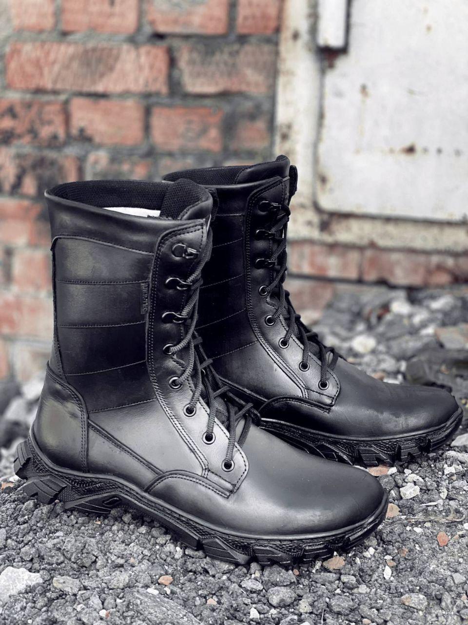 Берці зимові шкіряні TERMIN BLACK МЕХ на євро овчині р. 46 Чорний (s17656) - фото 5 Берці зимові шкіряні TERMIN BLACK МЕХ на євро овчині р. 46 Чорний (s17656) - фото 5