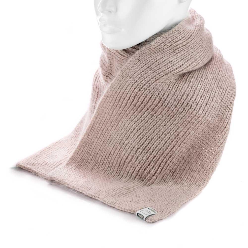 Шарф жіночий ангоровий теплий Atrics S901 м'який тонкого в'язання Світлий пудровий - фото 1