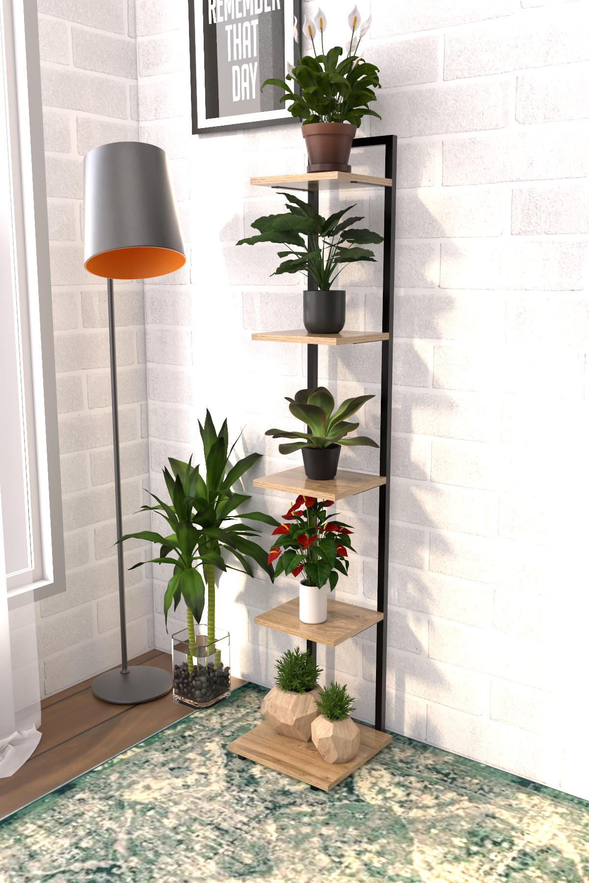 Подставка для цветов EcoLoft Лофт Лима DSP-1218 Дуб аппалачи (26766254)