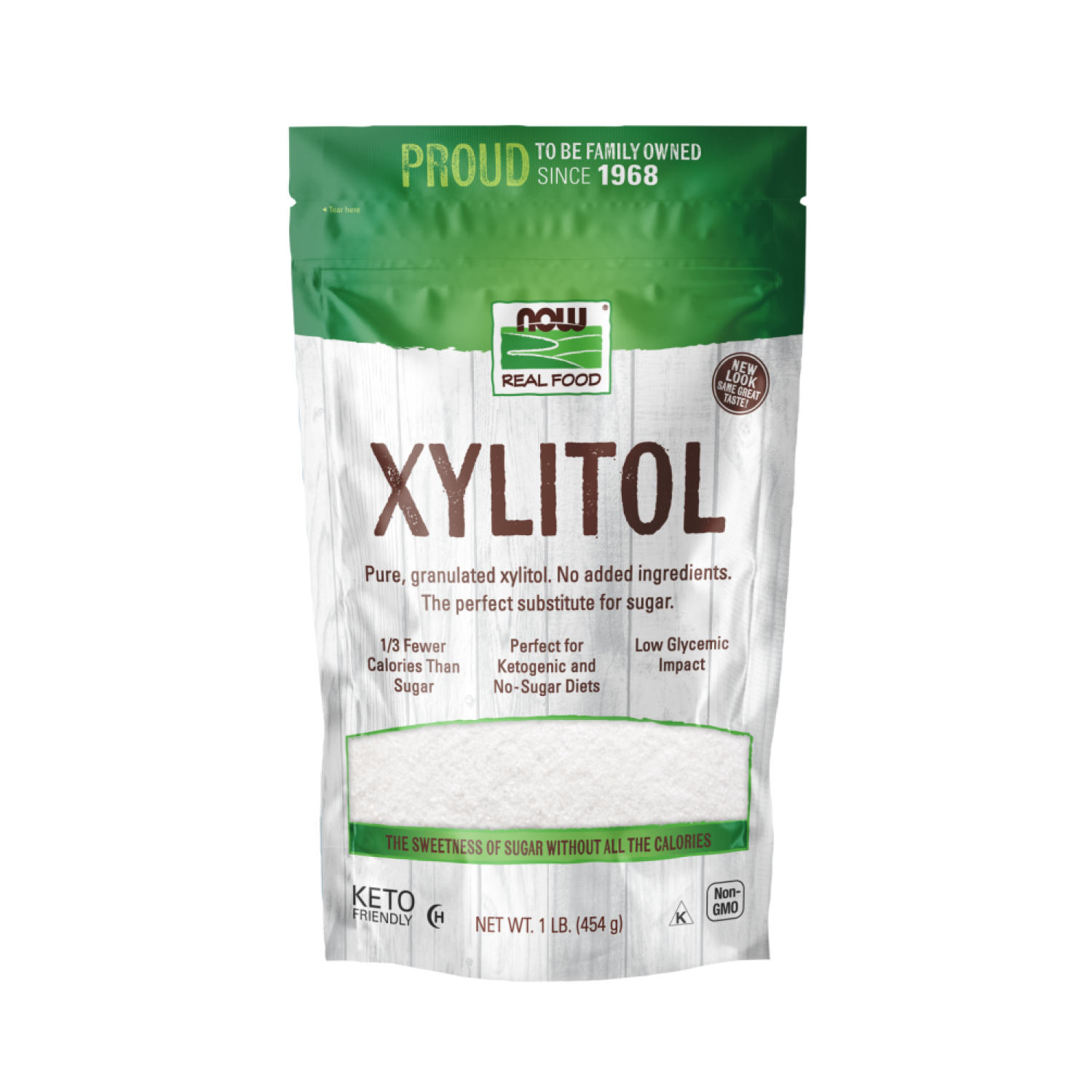 Натуральный подсластитель Now Foods Xylitol 454 g 1 фунт