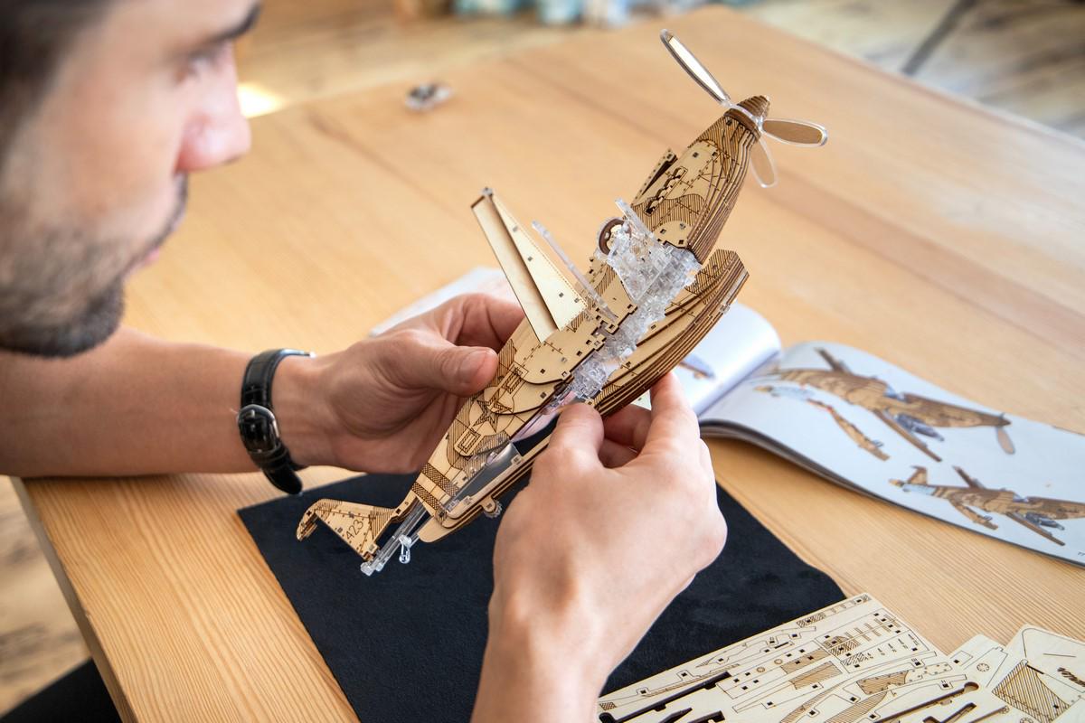 Конструктор дерев'яний Vіter Models Літак Другої світової Speedfighter (SpeedFighter) - фото 6