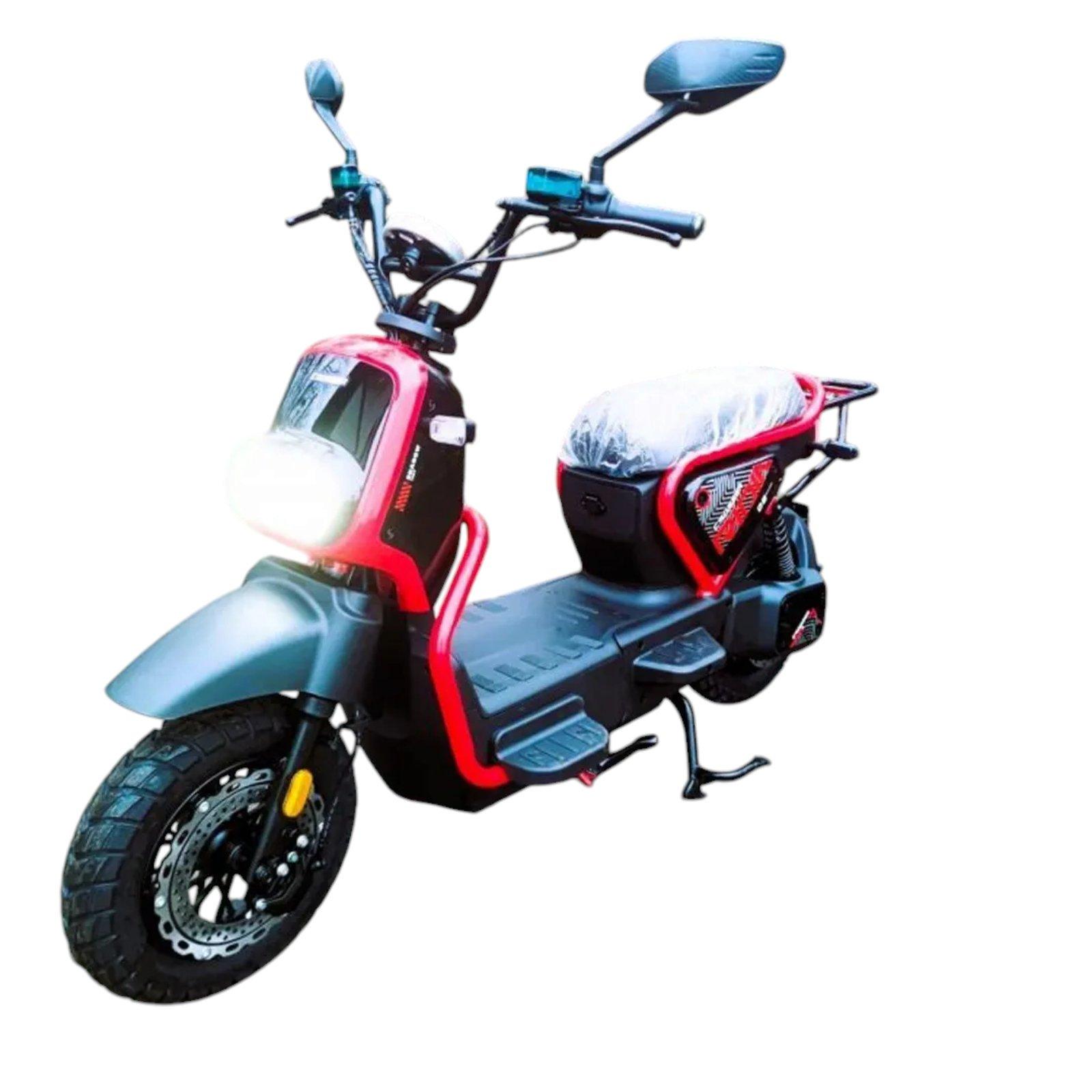 Электроскутер двухместный Crosser CR4 1200W 72V 20Ah Красный