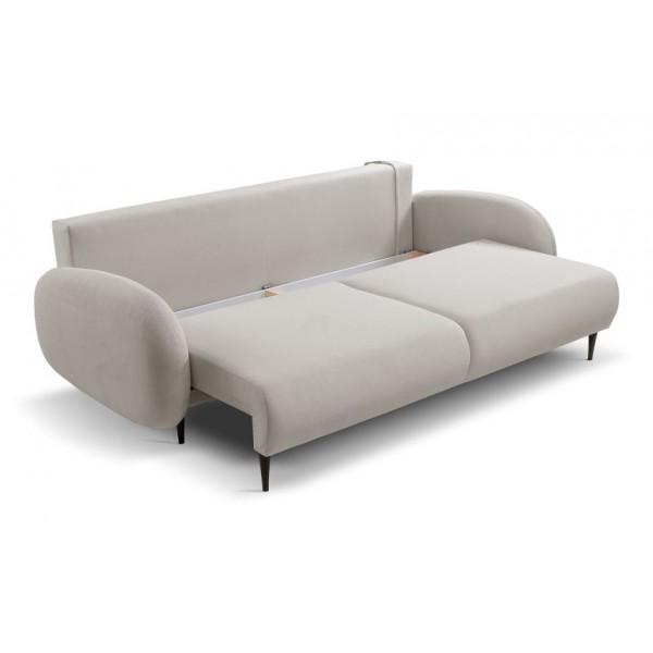 Диван раскладной Perfect Home Soft из натурального дерева/ДСП/ткани Run again 04 Светло-бежевый (49716) - фото 4 Диван раскладной Perfect Home Soft из натурального дерева/ДСП/ткани Run again 04 Светло-бежевый (49716) - фото 4