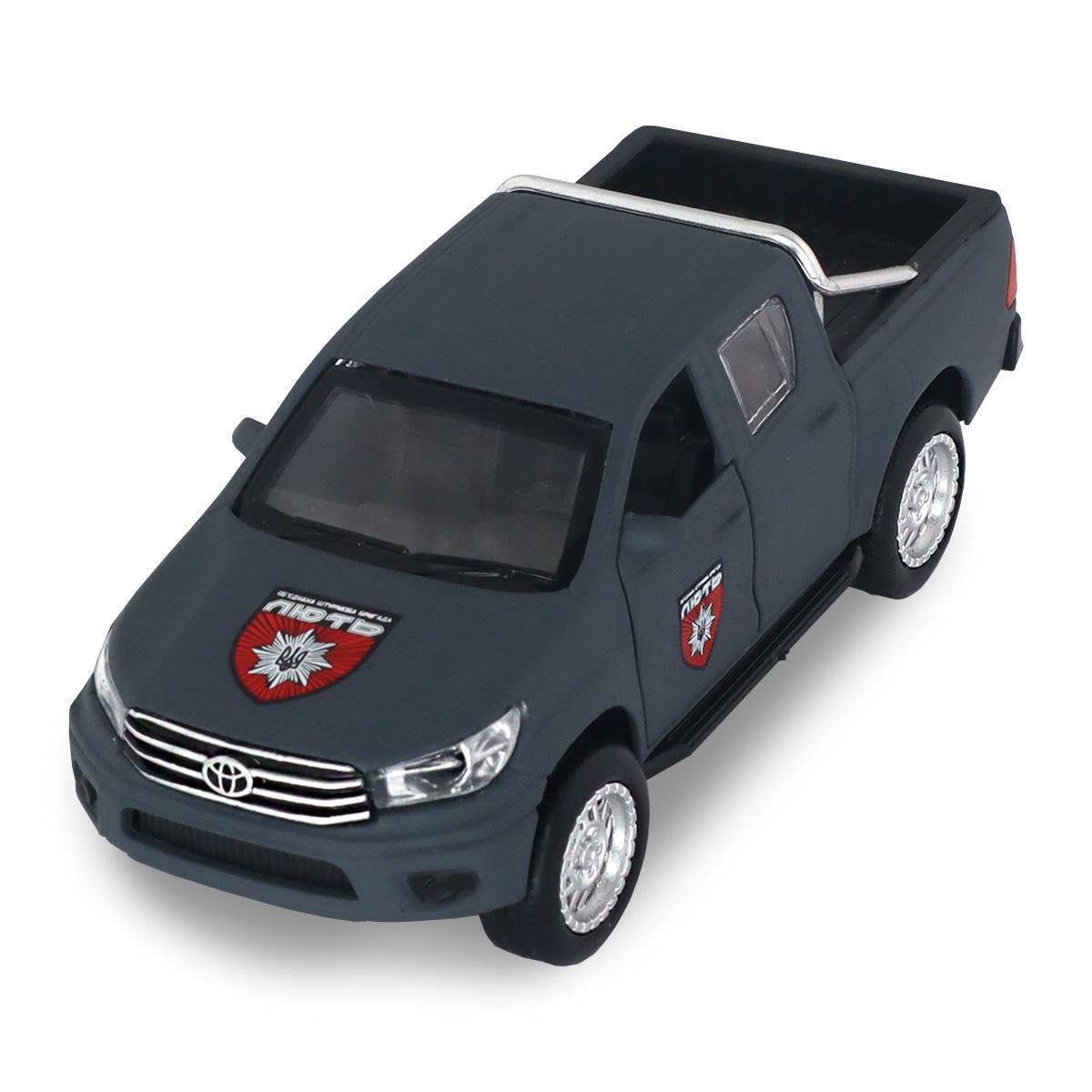 Автомодель игрушечная детская серии Шевроны Героев TOYOTA HILUX ОШБр НПУ ЛЮТЬ Автомодель игрушечная детская серии Шевроны Героев TOYOTA HILUX ОШБр НПУ ЛЮТЬ