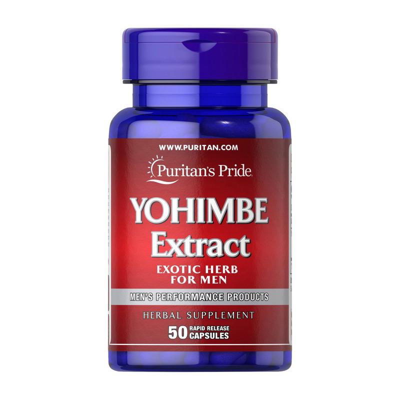 Экстракт Йохимбе Puritan's Pride Yohimbe Extract 1000 мг 50 капс. (08841-01)