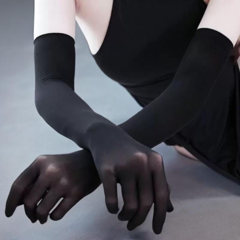 Перчатки удлиненные Черный (29862405) - фото 2