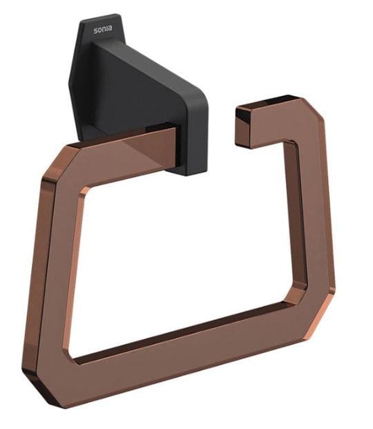 Полотенцедержатель Sonia Luce Dark Eighties Черный/Коричневый (182572)