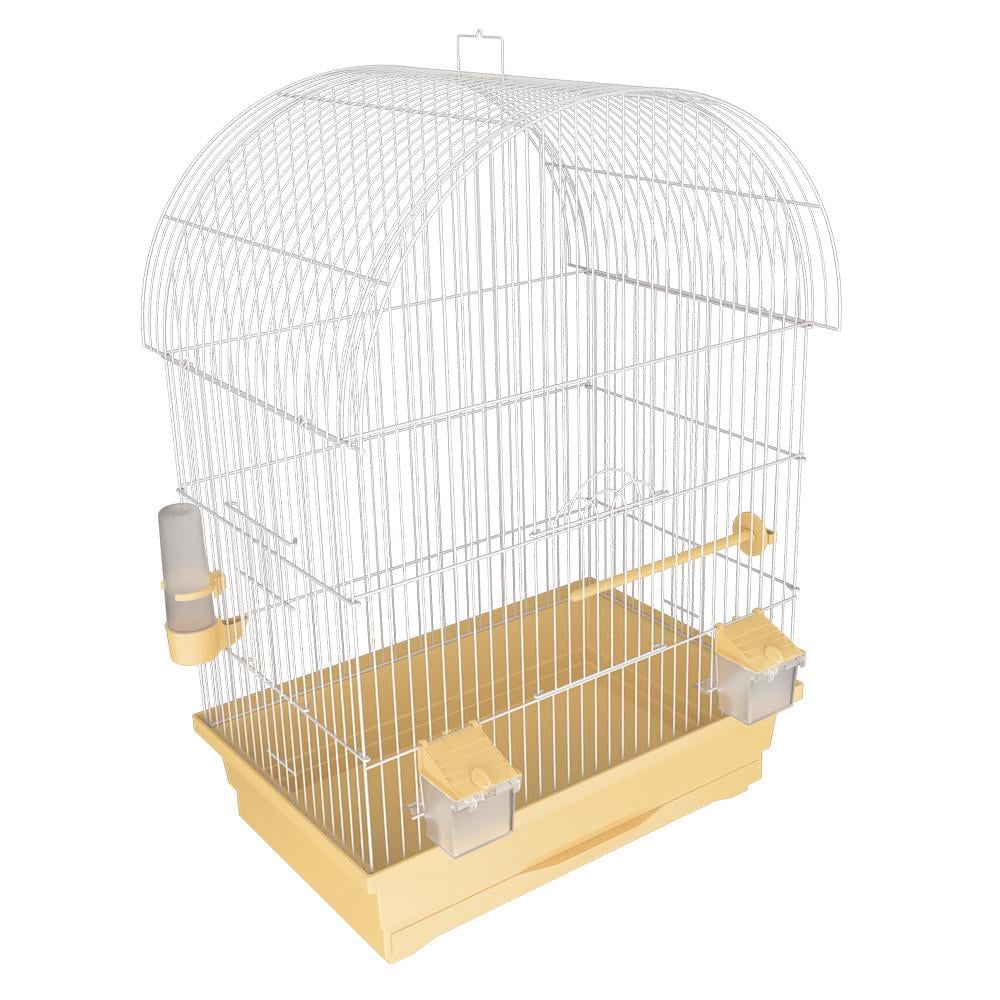 Клетка для попугая Виола 470x300x620 мм окрашена Бежевый (66664035)