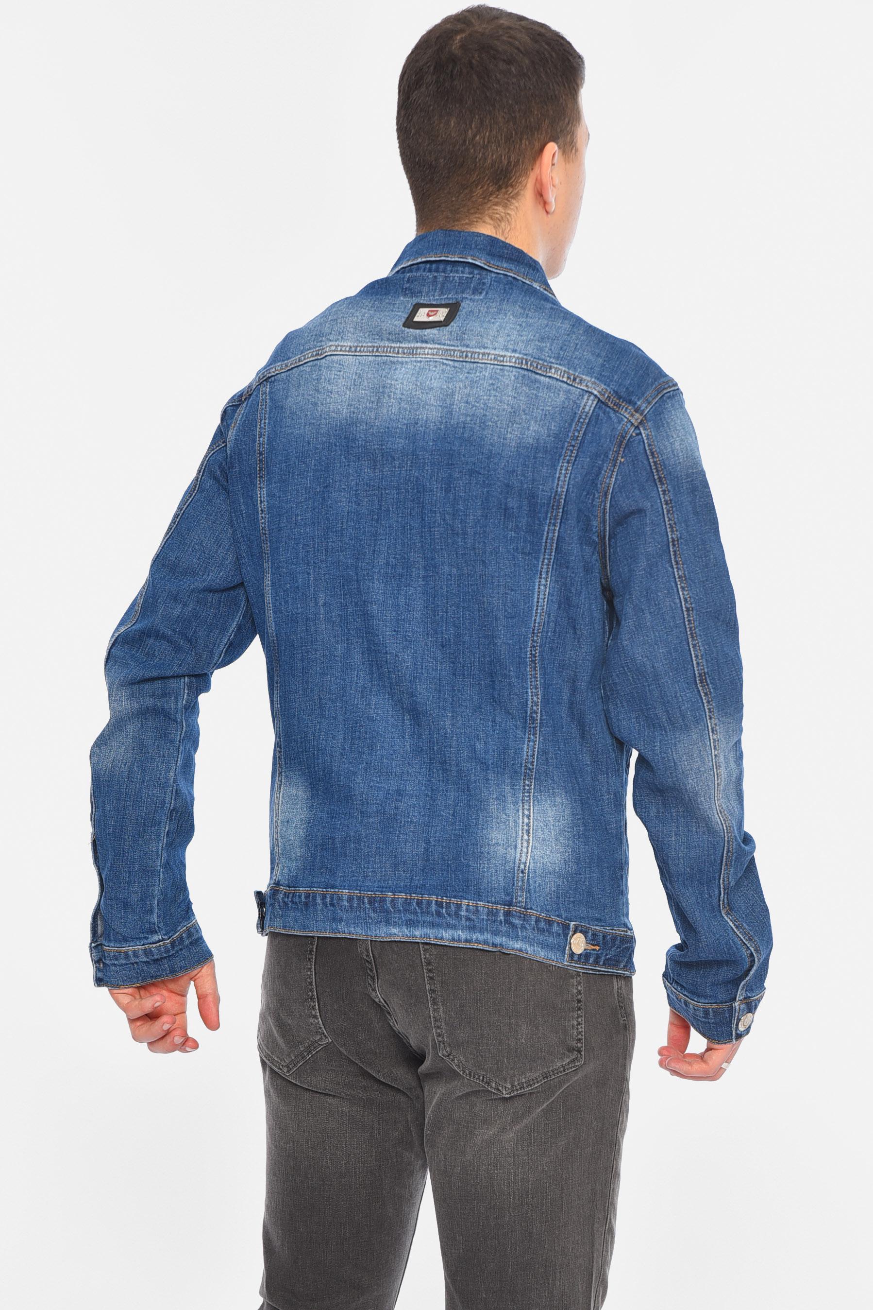 Джинсовка мужская L Синий (189069) - фото 3 Джинсовка мужская L Синий (189069) - фото 3