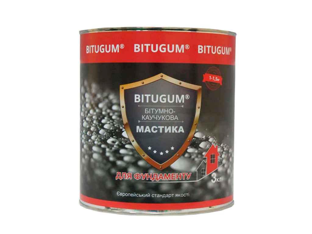 Мастика BITUGUM бітумно-каучукова фундамен 3 кг (272881)
