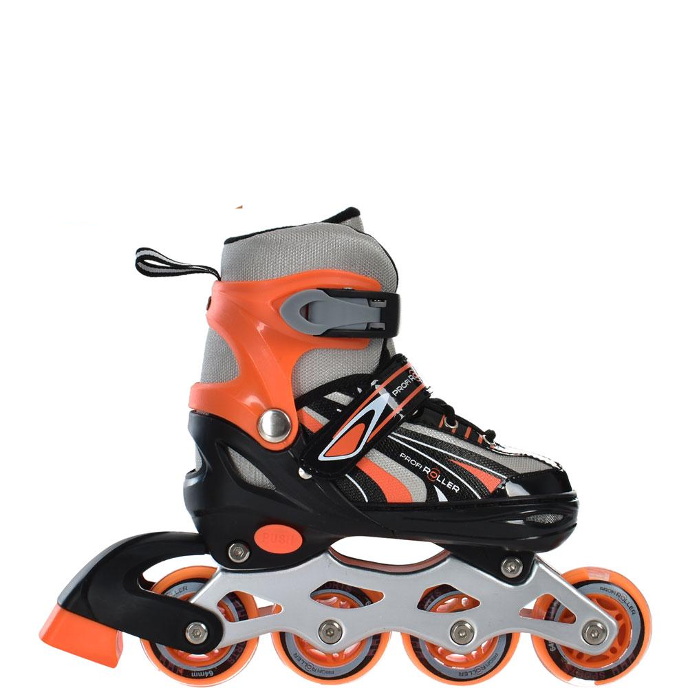 Роликовые коньки детские раздвижные A4146-S-OR р. 31-34 - фото 1 Роликовые коньки детские раздвижные A4146-S-OR р. 31-34 - фото 1