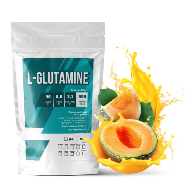 Аминокислота L-Glutamine Дыня для мышечной ткани на 100 порций 500 г (21-125-glu-d500)