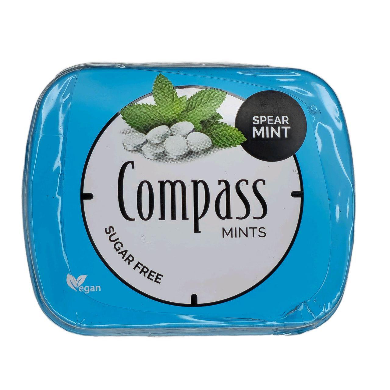 Леденцы Compass Spear Mint холодная мята 14 г (00876)