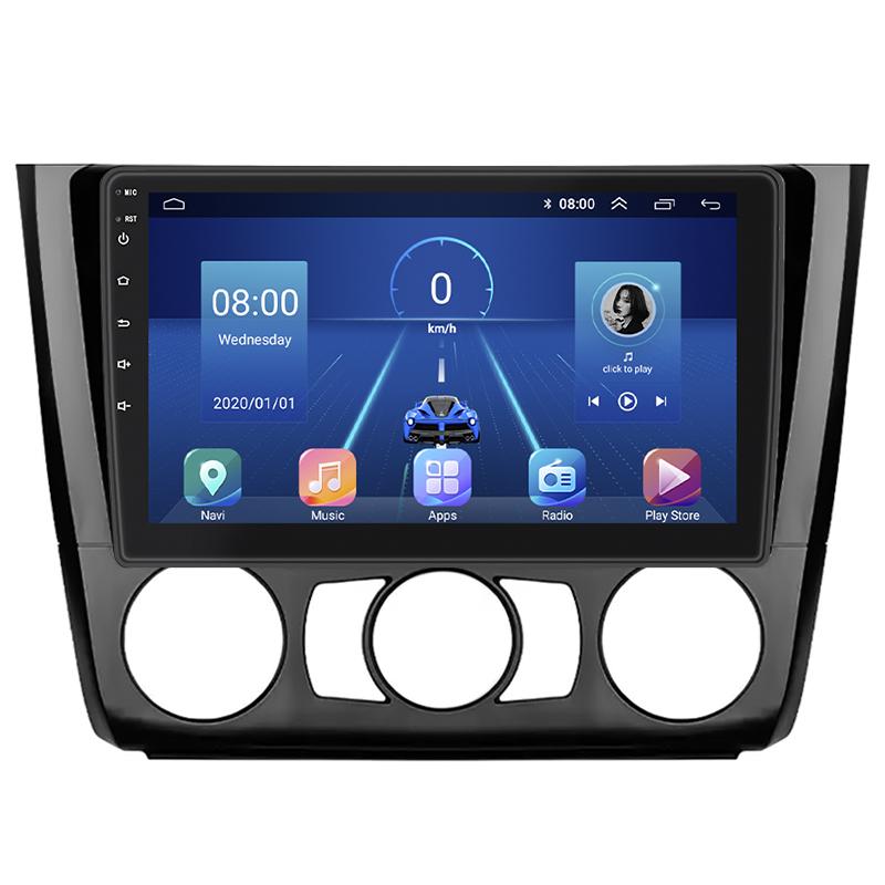 Автомагнитола штатная Lesko Top для BMW 1 серии I E81/E82/E87/E88 рестайлинг Manual AC 2007-2011 г. 4G/Wi-Fi/GPS 2/32 GB 9" (12338-74025)