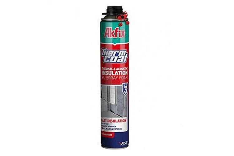 Пена напыляемая профессиональная Akfix Thermcoat 850 мл/900 г (56478)