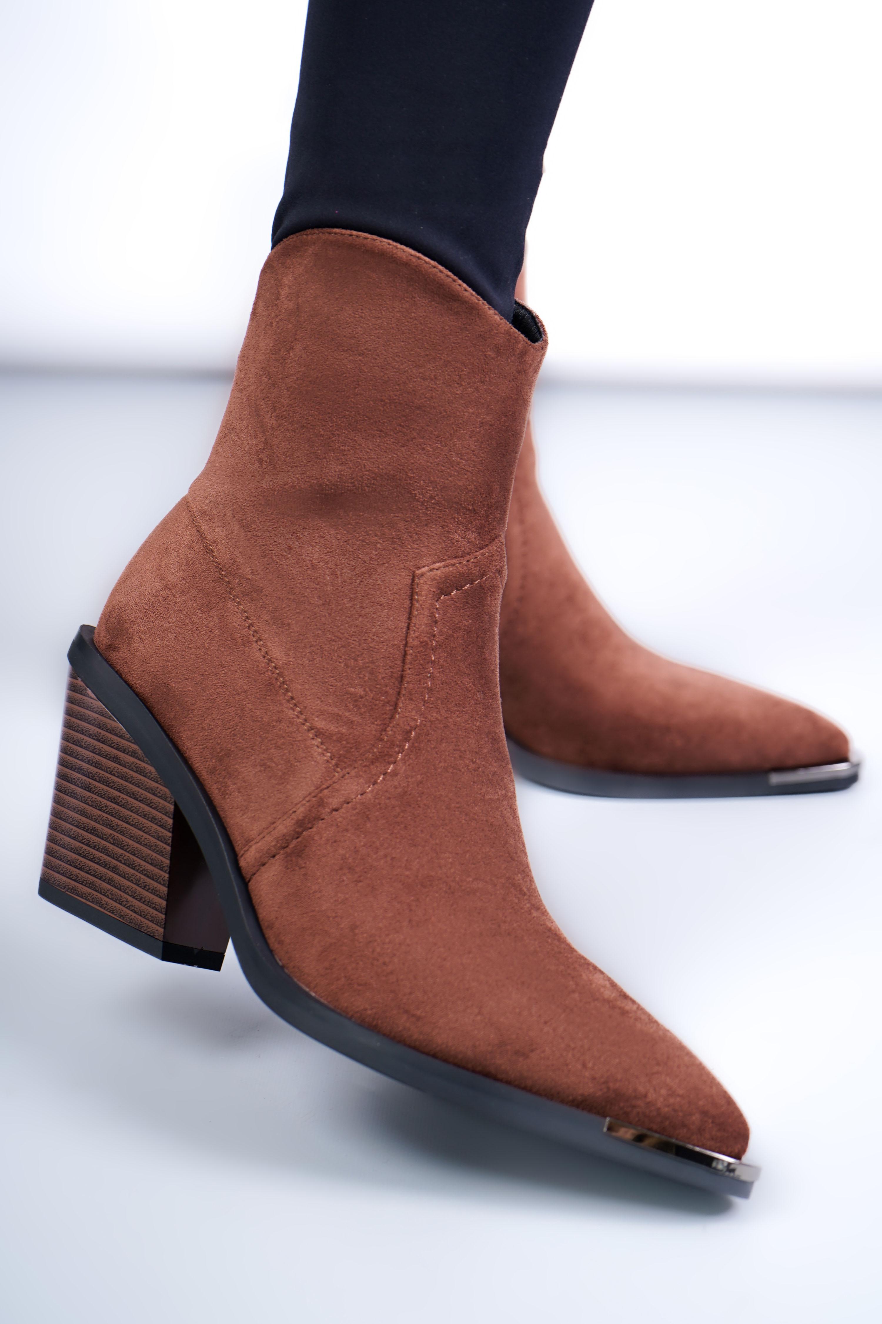 Ботинки женские Where Uwear UK11-1 346629 р. 39 Коричневый (346629_39)