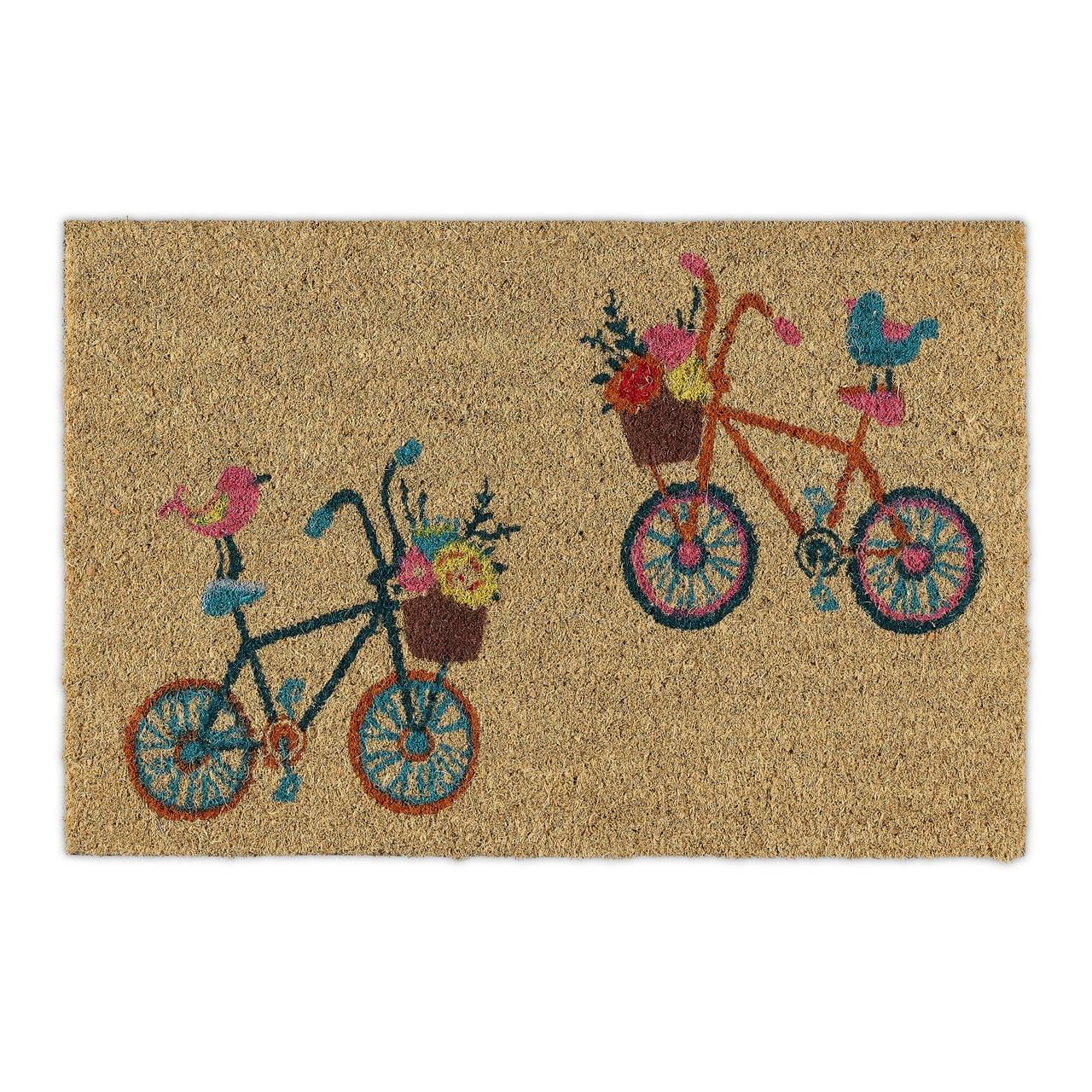 Коврик Relaxdays Велосипеды из кокосового волокна 60x40 см (10035489) Коврик Relaxdays Велосипеды из кокосового волокна 60x40 см (10035489)