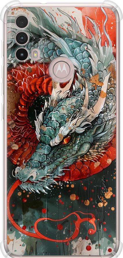 Чехол на Motorola E40 Стихия огня (6101sp-2660-42517)